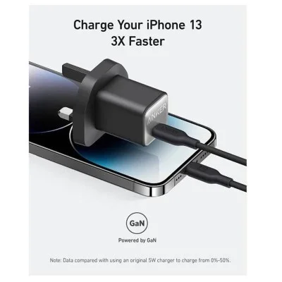 Anker 511 Charger (Nano 3, 30W) - Black